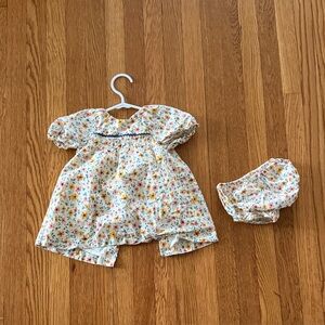 Zara Floral Kids Dress with Bloomers - Multicolor